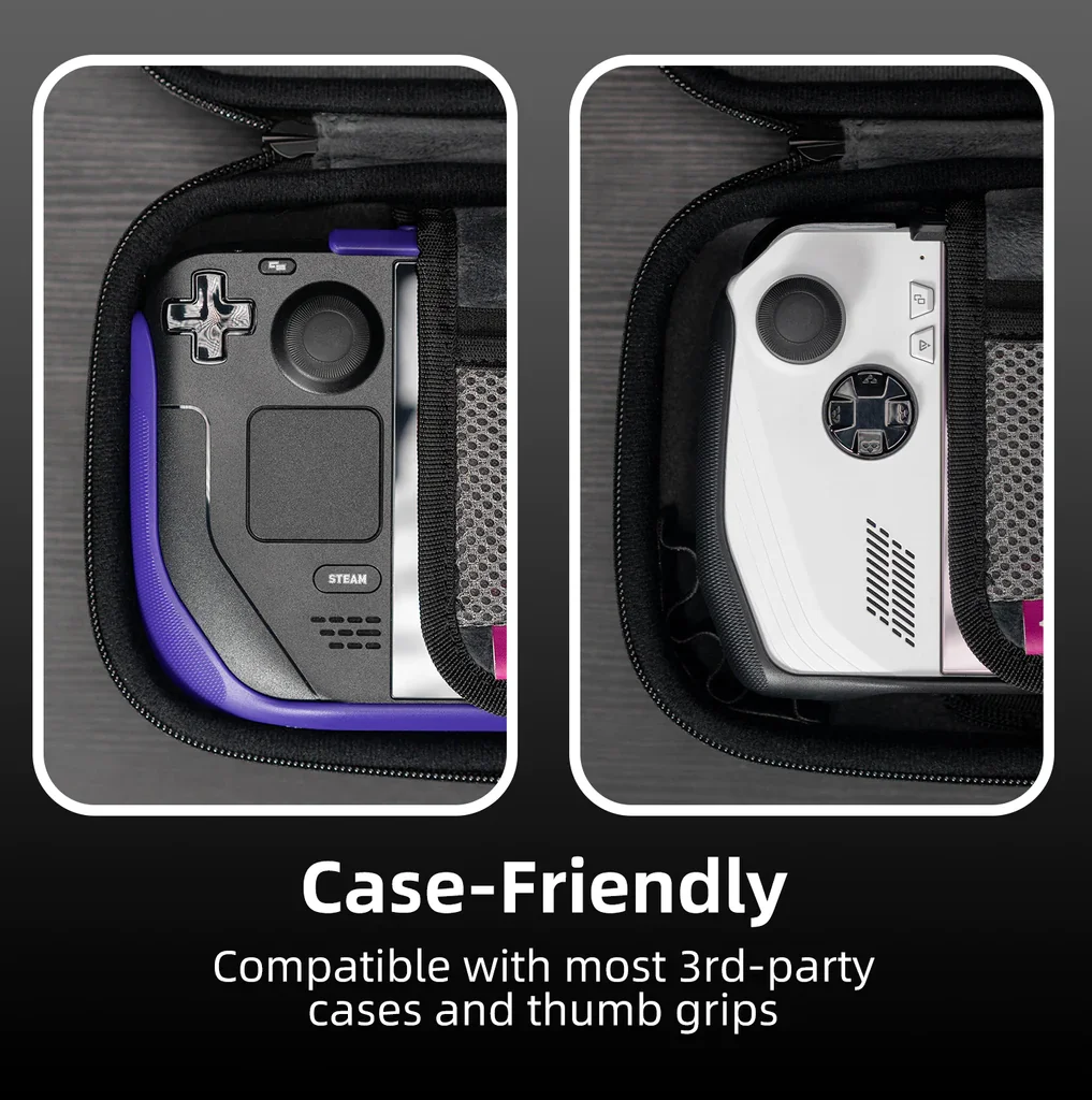 Skull & Co.-maxcarry Case para Steam Deck Bolsa de Transporte Viagem Protetora Bolsa de Armazenamento para Rog e Outros Jogos Portátil - Image 6