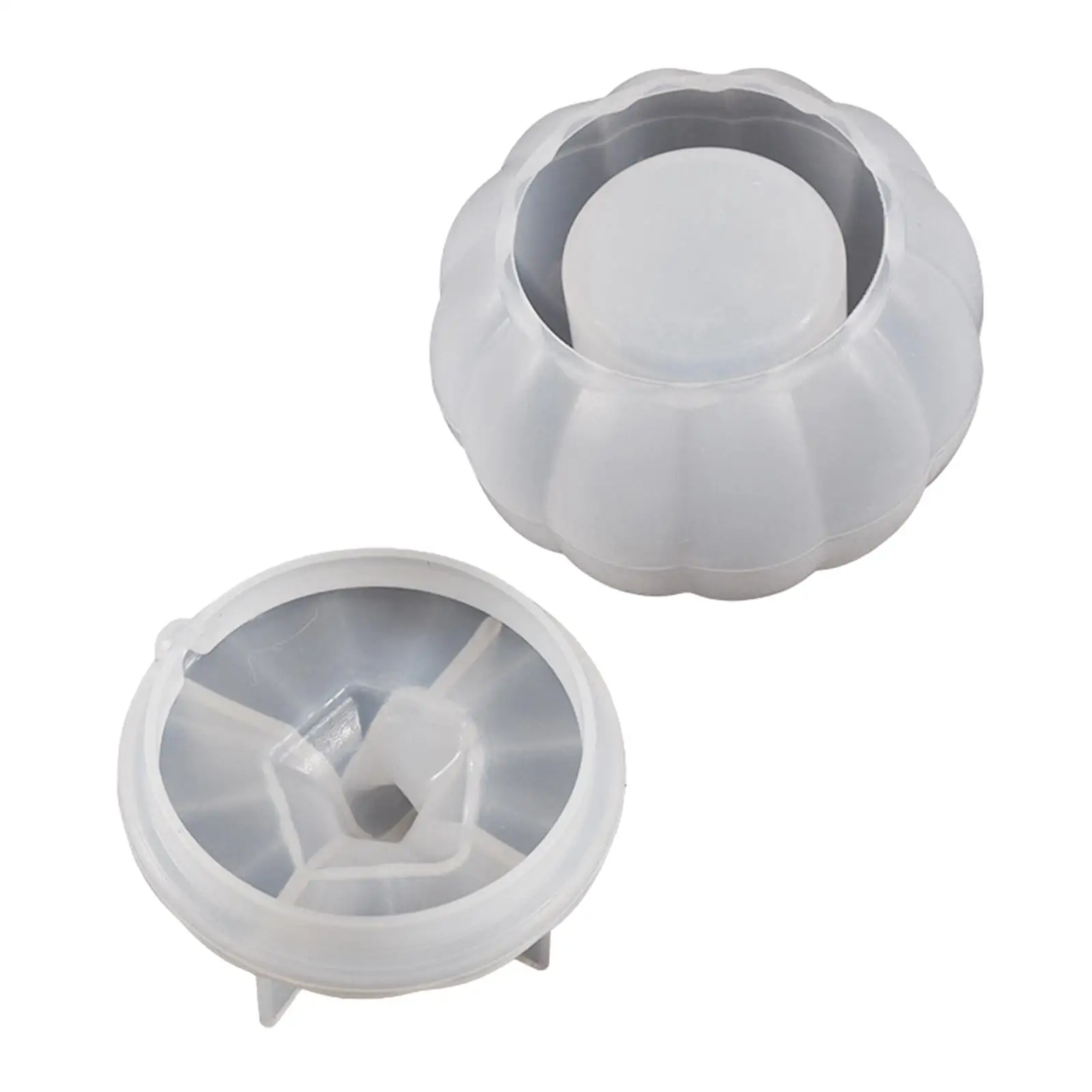 

Коробка для хранения тыквы с баночка с крышкой силиконовым держателем для хэллоуинские кольца