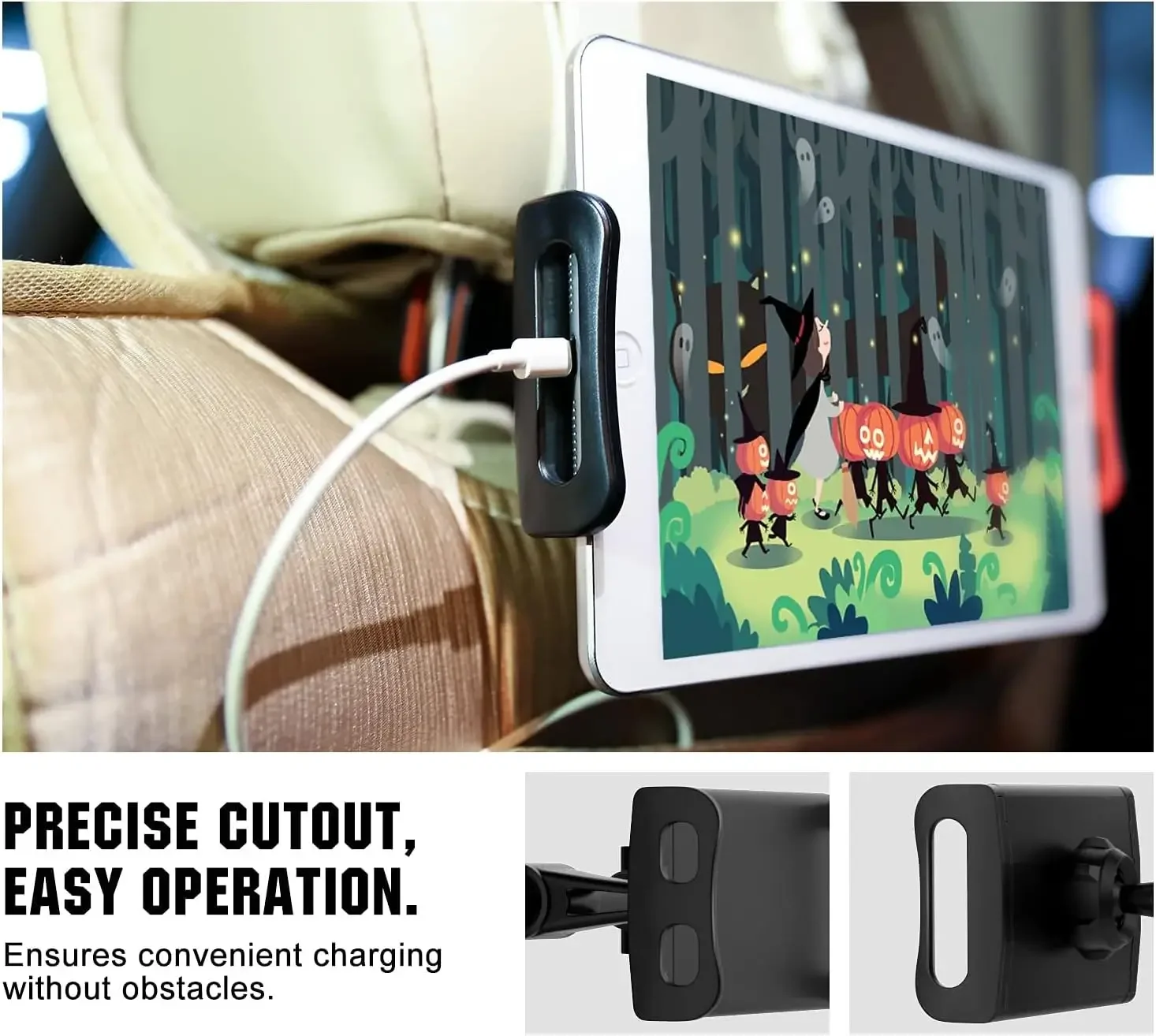 Seat Headrest Mount Car Phone Holders - Image 3