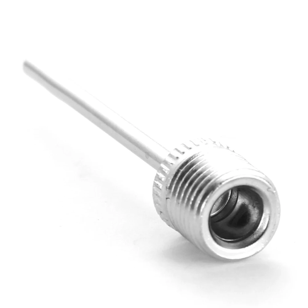 Metal Inflatable Pump Needle Stainless Steel Inflatable Needle Football Soccer Basketball Air Valve Adaptors 3pcs