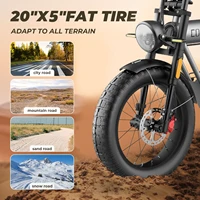 Coswheel vélo électrique CT20 1500W 48V 25AH moto 20 pouces Fatbike Ebike VTT vélos adulte vélo électrique gratuit TVA 4