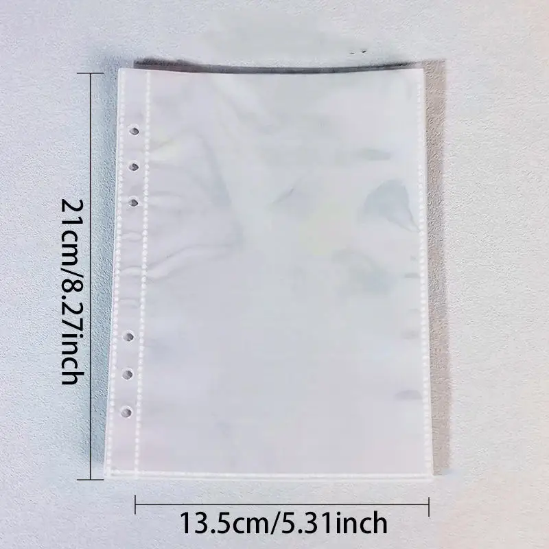 A5 Laser Stern Zipper Binder Fotokarten Mädchen Ins DIY Journal Tagebuch Transparent Kpop Idol Karte Fotoalbum Sammeln Buch Schreibwaren – Detail 2