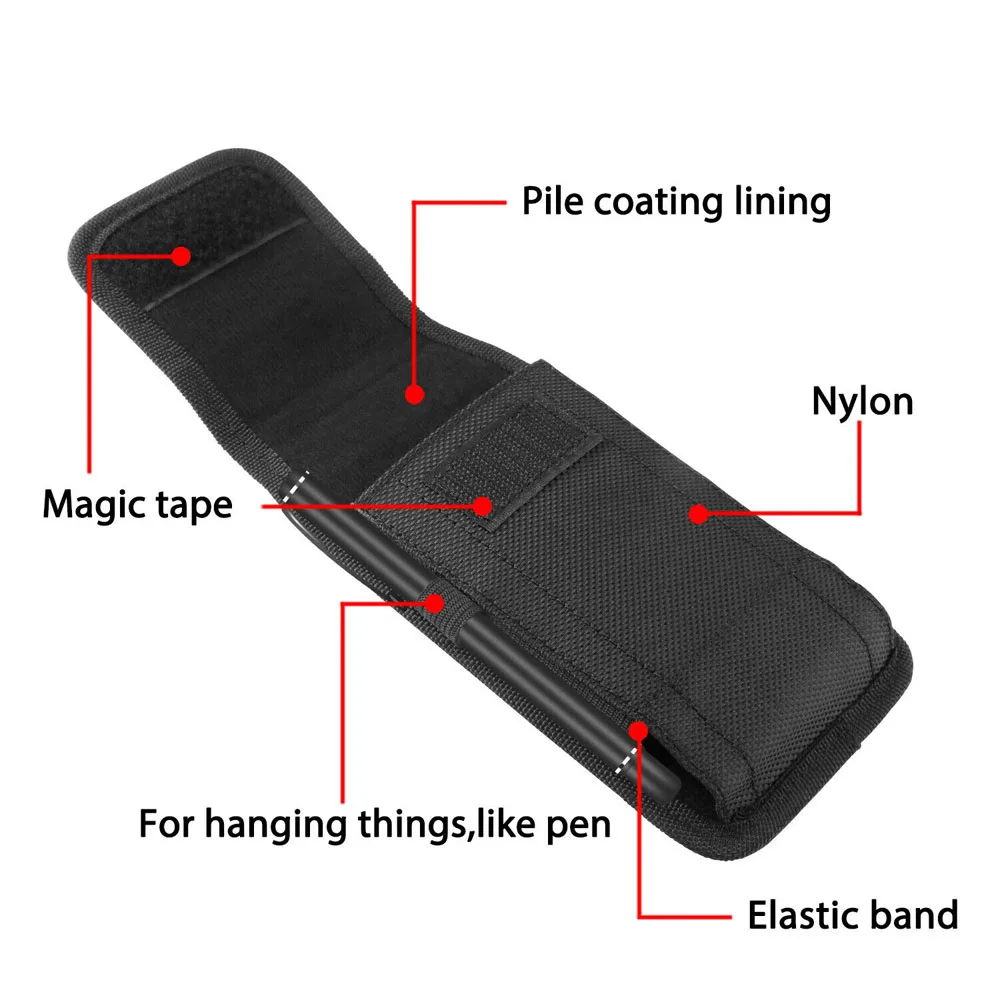Vertical Belt Clip Cell Phone Holder and Wallet Pouch