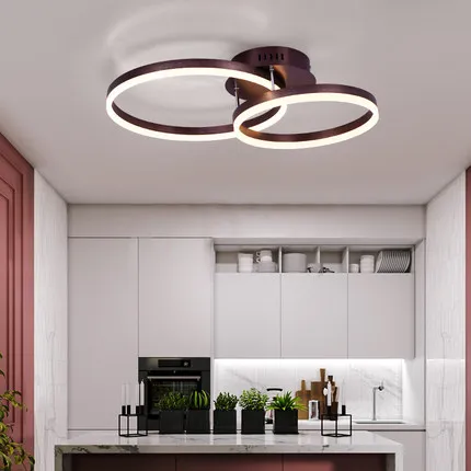 

Living room lamp household lamp Nordic modern simple creative ring ceiling lamp bedroom lighting