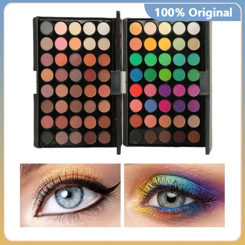 Palette Di Ombretti In Polvere Opaca Cosmetici 40 Colori Set Di Ombretti Per La Terra Set Di Trucco Shimmer Pigment Palette Eyes Makeup Tslm