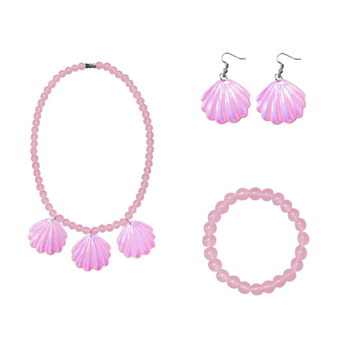 

70s Women Hippie Costume Accessories Earrings Necklace Headband Bracelet Wig Cowboy Hat Halloween Cosplay For Women Girls