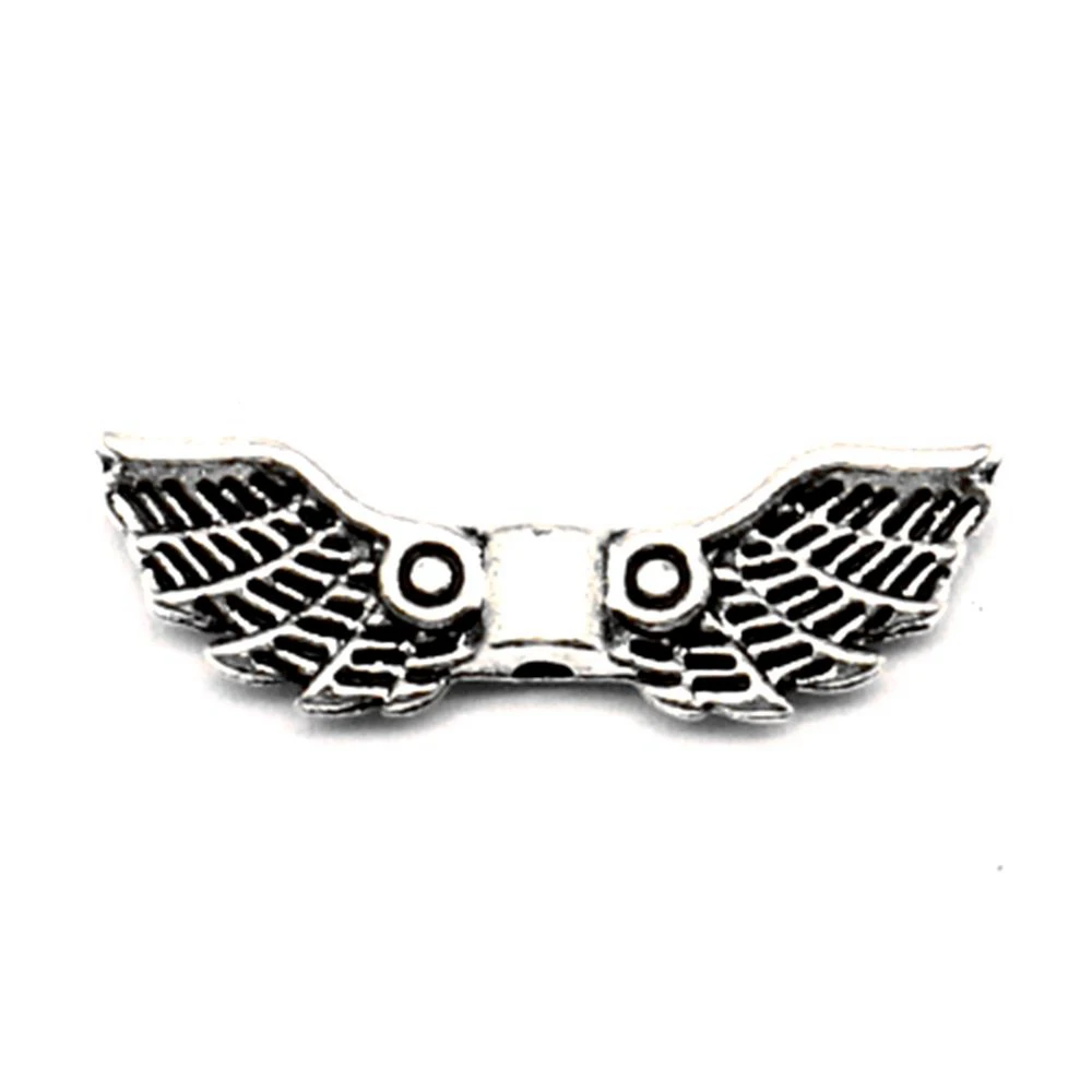 

20 pieces 7x21mm Wings small hole beads Jewelry making best gift