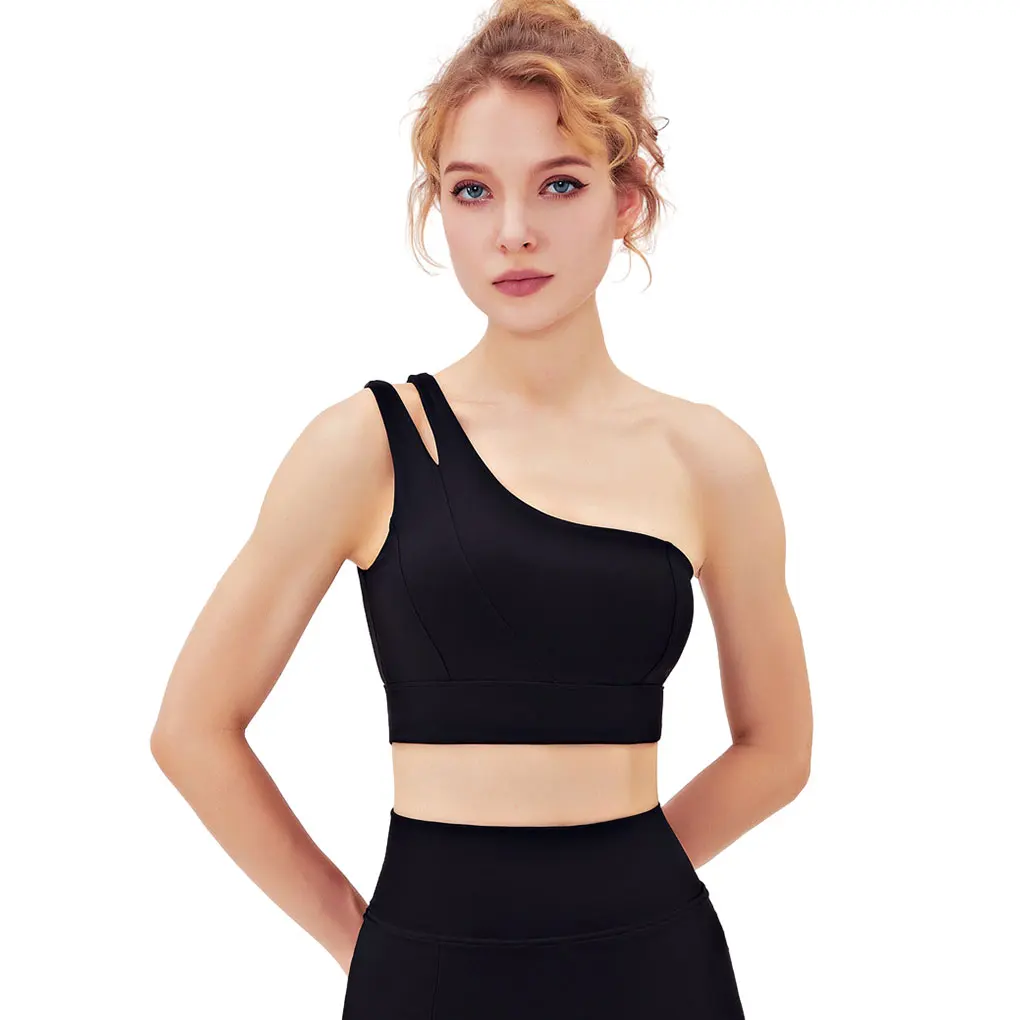 Sports Bra Fitness Top Gym Outfit Sexy Design Elastics Breathable Training Clothing Athletic Yoga Bras Green S