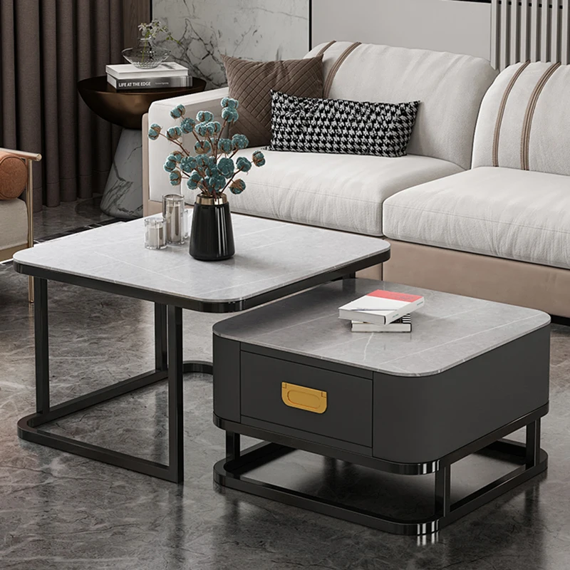 

Modern Nordic Living Room Coffee Table Minimalist Wood Square Design Coffee Tables Small Meubles De Salon Bed Room Furniture