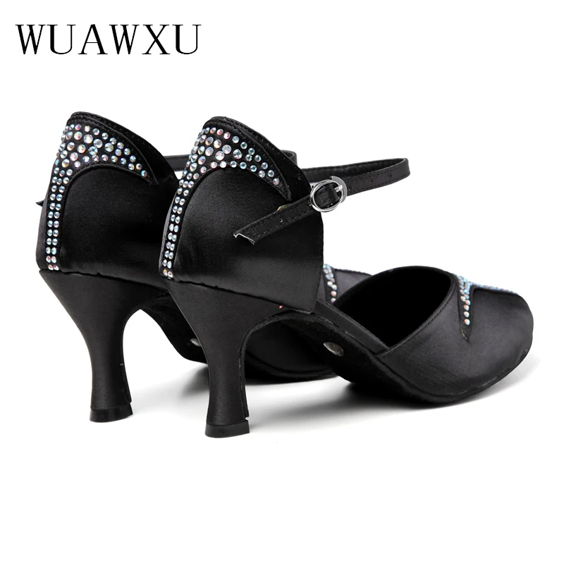 NATASHA Dance Shoes Soft soled Black Latin Dance Shoes Professional Latin Dance Shoes Modern Dance Shoes Women's Hot Selling Dan