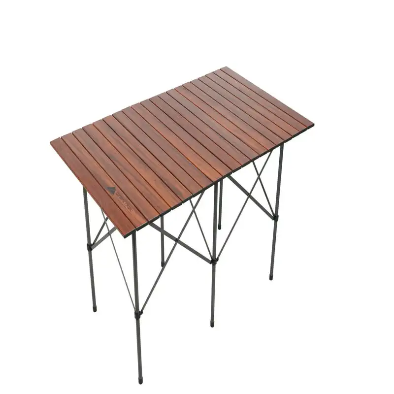

Camping Table, Brown Ultralight Hiking Climbing Picnic Folding Tables