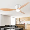 Modern LED Ceiling Fan Light With Remote Control Low Floor Decorative Light Energy-saving Light With Fan In Bedroom And Home 6