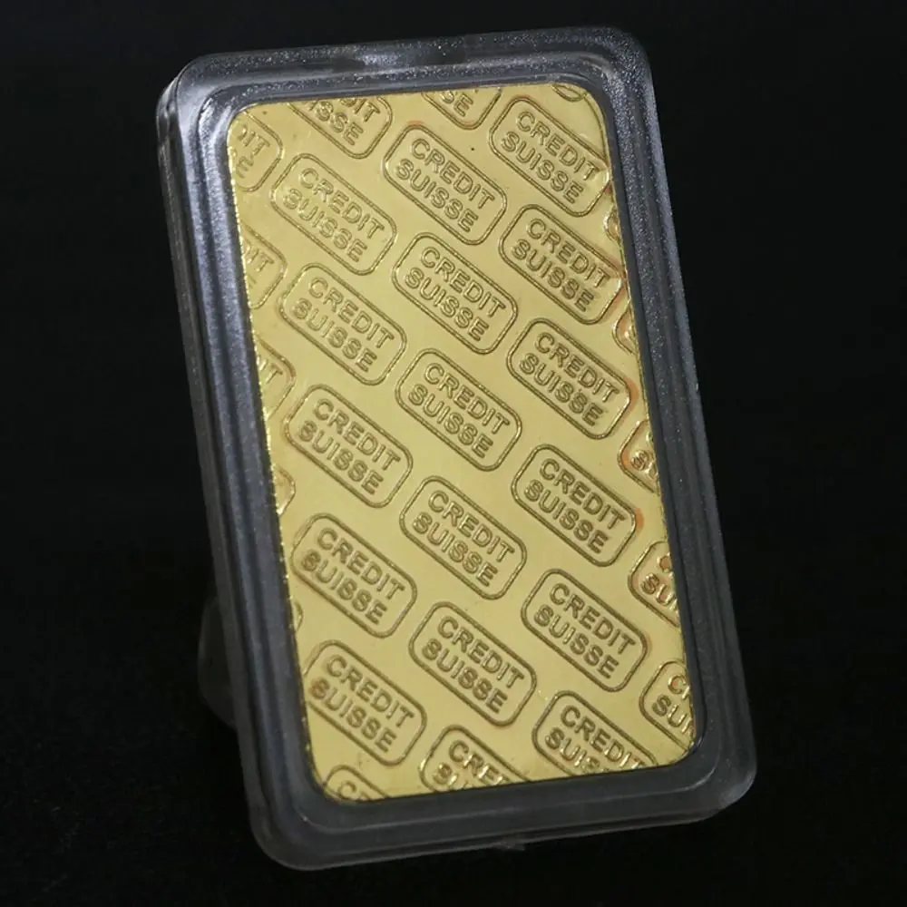 Gold Plated Bullion Bar - Modern Commemorative Coin Collectible
