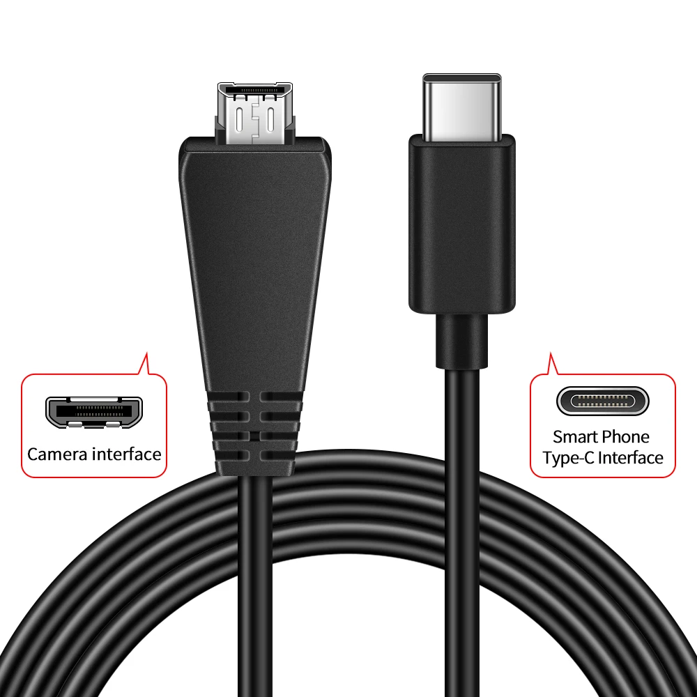 High-Speed Type-C OTG Cable for Seamless SONY Camera to Android Connection