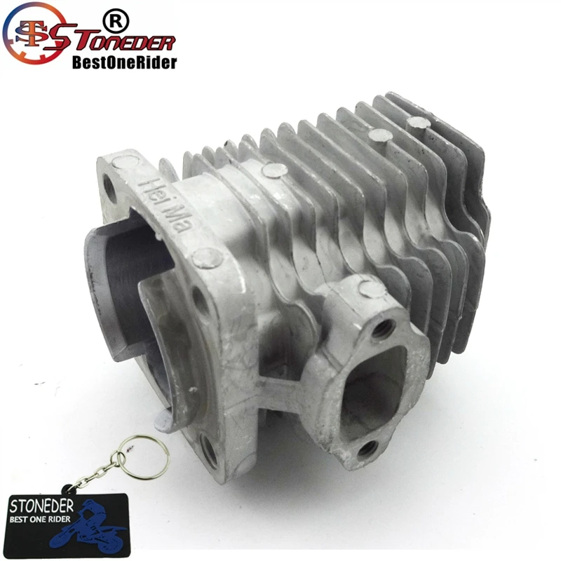 44mm Cylinder Head for STONEDER Minimoto 2 Stroke 49cc Engine Parts Chinese Pocket Dirt Bike Mini Kids ATV Quad Baby Crosser