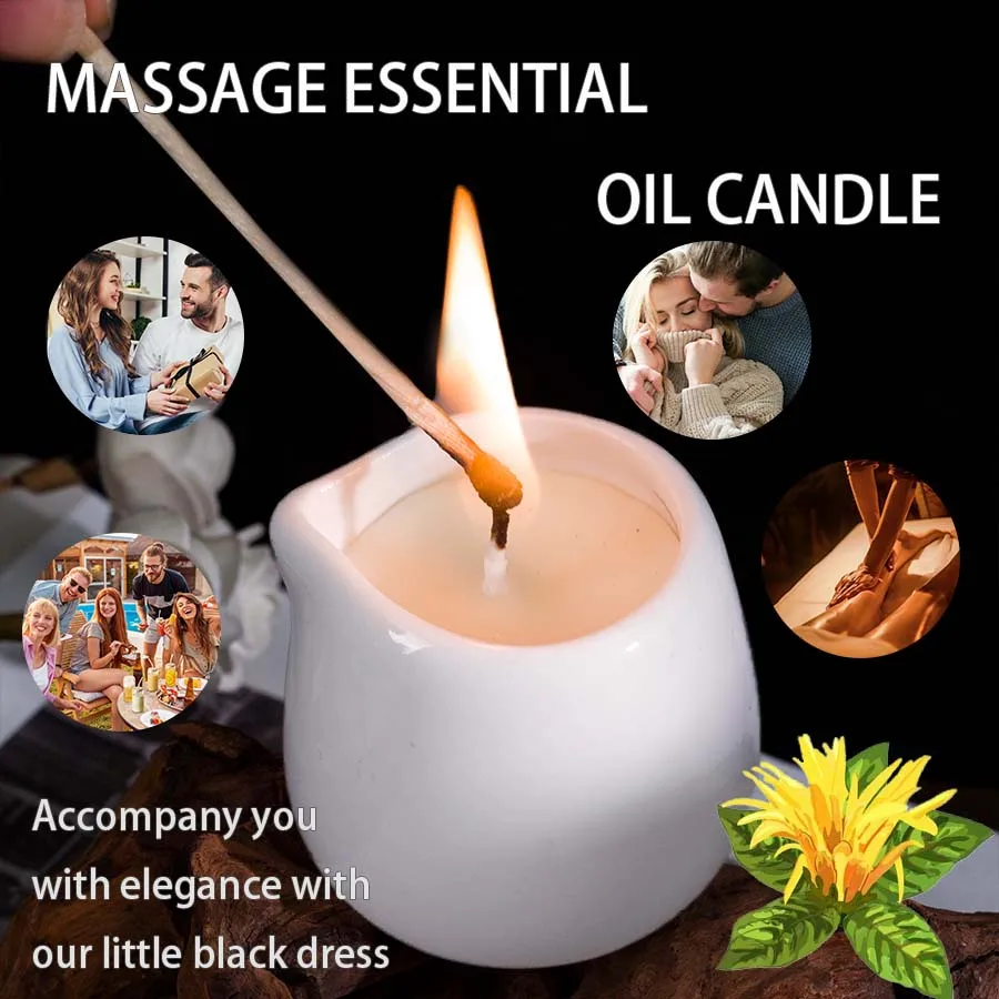 Fruity scented natural massage oil candle. Low heat. 1.69 oz, coconut wax. Hydrating. For home & V-Day. Natural luxury. Soothing