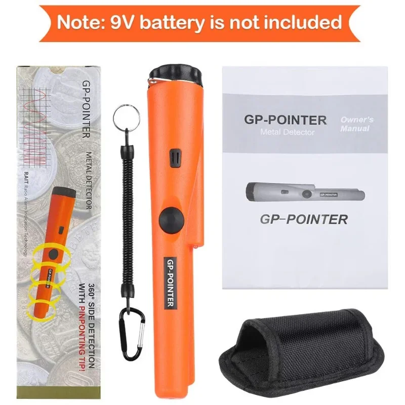 Professional Metal Detector pointer pinpoint Waterproof Handheld Metal Detector for Coin Gold Waterproof