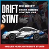 RC Cars JTL029 4WD Drift Car 2.4G RC 1:26 Scale Blister Pack with LED Lights 2-Speed Adjustable Model Car Kids' Christmas Gift 2