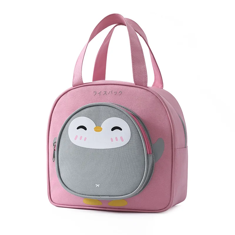 

1Pcs New Cute Cartoon Bento Bag Large Capacity Tote Bag For Students And Office Workers Thickened Aluminum Foil Insulation Bag