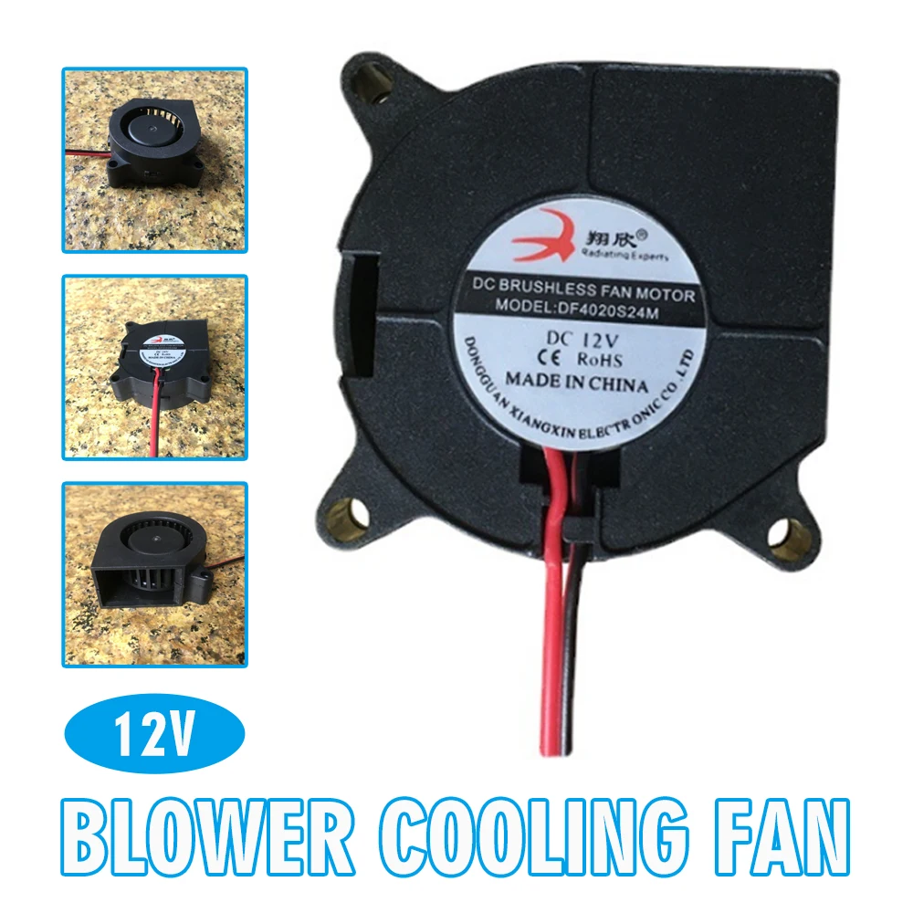 High Quality 40mm 12V Mini Cooling Fan Durable DC Fan Speed Control 3D Pinter Parts With 2 Pin XH 2.54 Connector