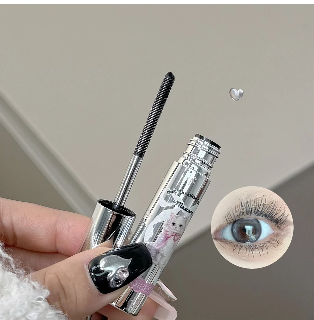 Waterproof Lengthening Mascara For Silky Long Lasting Black Lashes_voghion.com