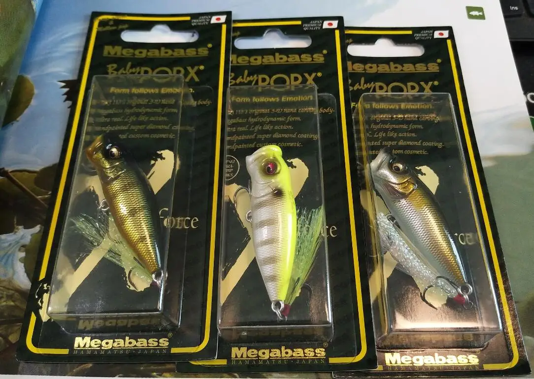 

MEGABASS BABY POPX Water Impact Wavelet Climbing 5g Water System Micro-matter Wave Climbing Bass Lure Sub-bait