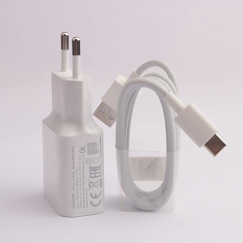 Cargador Original Xiaomi MDY-08 (5V/2A) + Cable USB/Tipo C