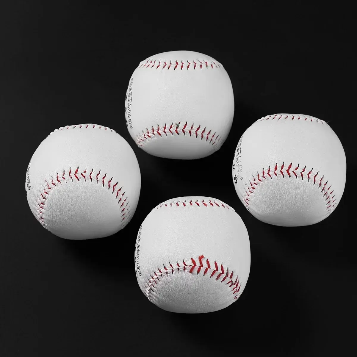 Kum's Handmade Solid Baseball For Middle High School Students Practice 10-inch Softball baseball balls