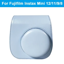 Vintage-Style PU Leather Camera Bag Case - Scratchproof Protective Shell Pouch (Blue)