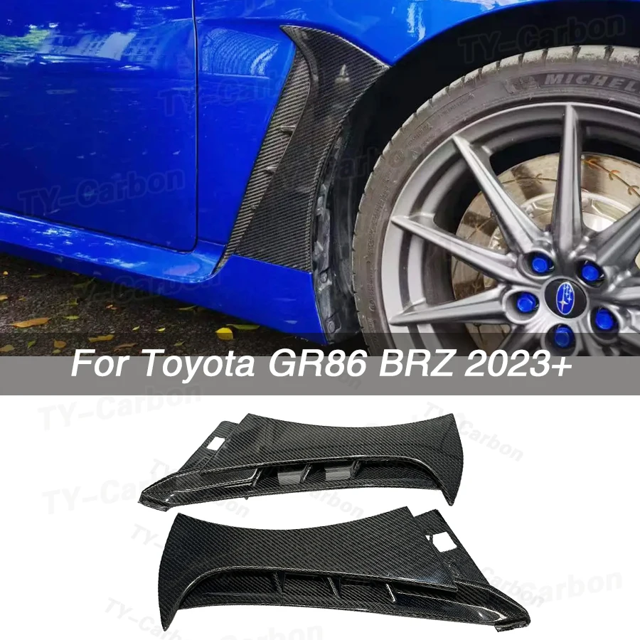 

Carbon Fender Vents Garnish Fit for Toyota GR86 Subaru BRZ ZN8 ZD8 FRP Front Fender Air Intake Duct Cover Trim Tuning 2022+