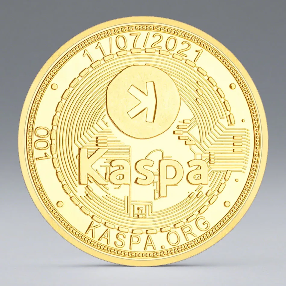 Gold Plated Kaspa Commemorative Souvenir Coin
