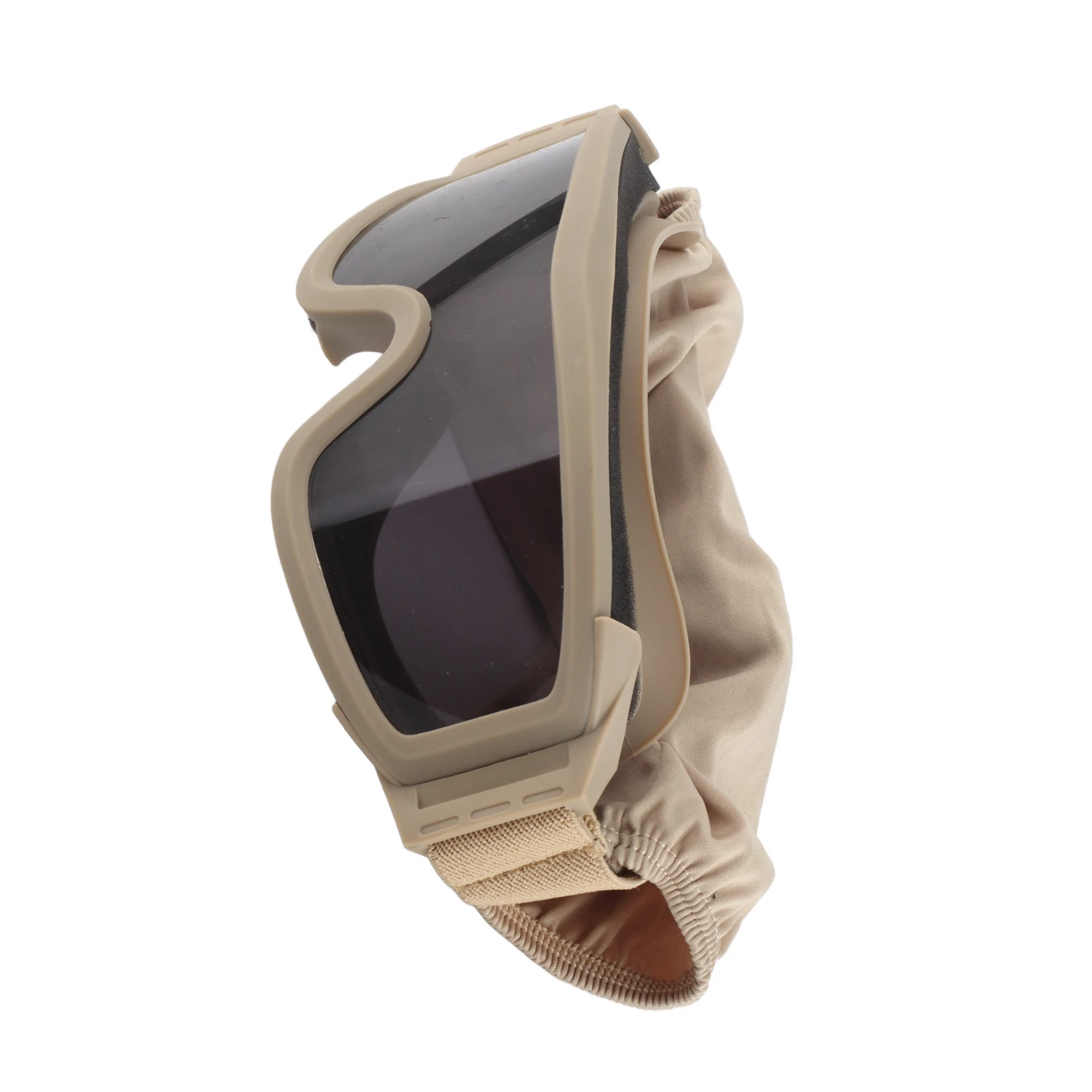 Desert Locust Goggles Desert Locust Glasses Windproof Sand Proof Outdoor Goggles with 2 Lens Khaki Desert Locust Goggles