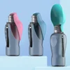 800ml large capacity dog outdoor pet water cup portable accompanying cup folding flip water feeder outdoor water bottle supplies 3