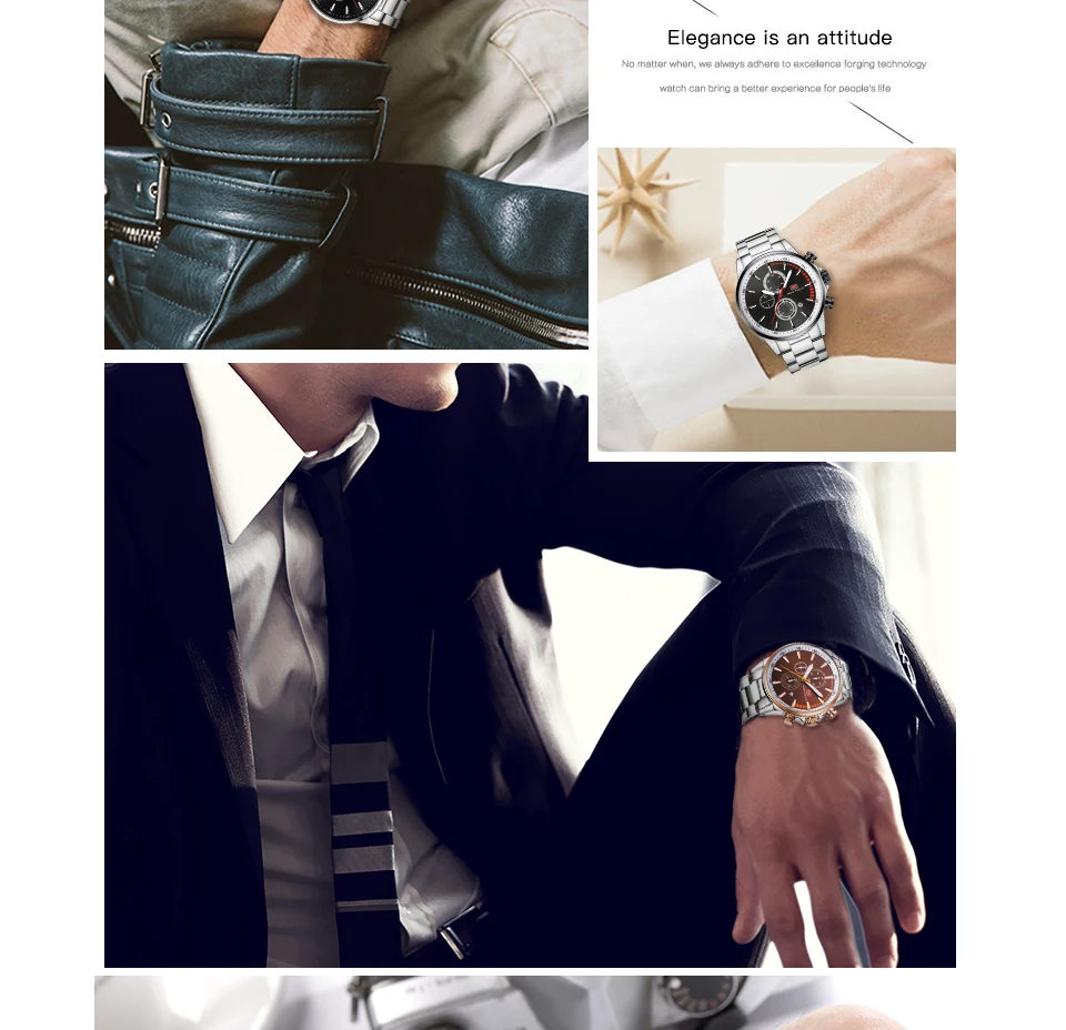 Montre à quartz MINI FOCUS pour homme étanche_voghion.com