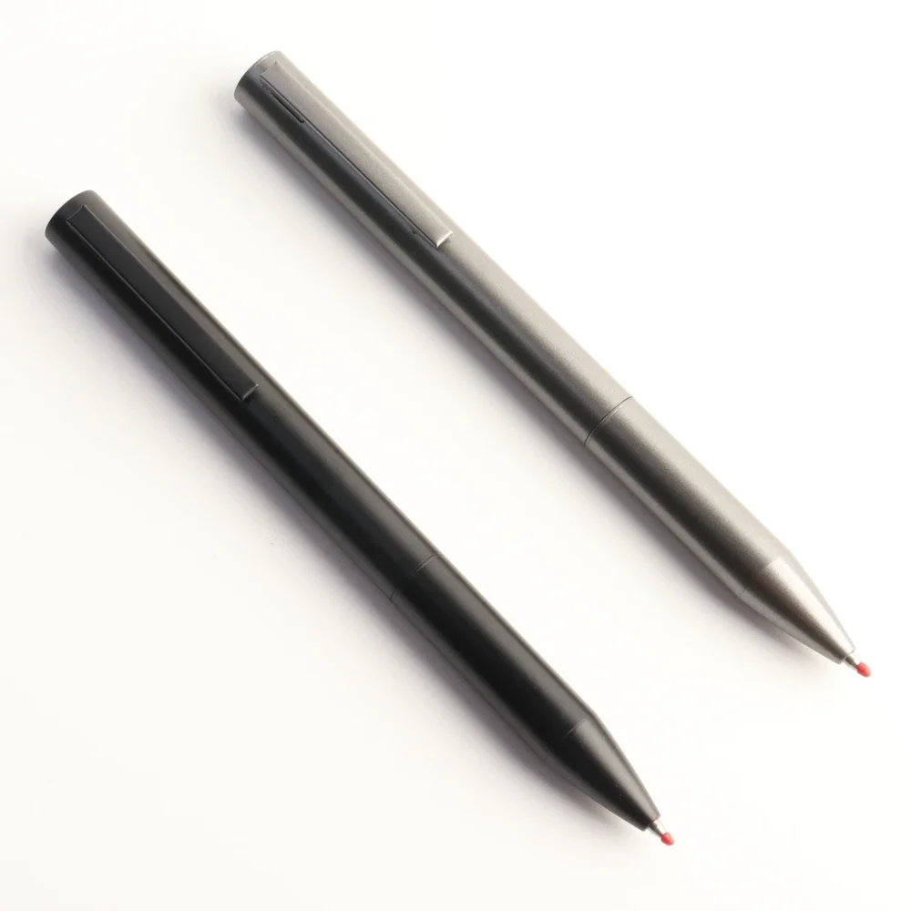 Metal Ballpoint Pen Retractable Signature Pen Crest Style Metal Housing Black Blue Ink Medium Point 0.7mm Color Black Grey 5