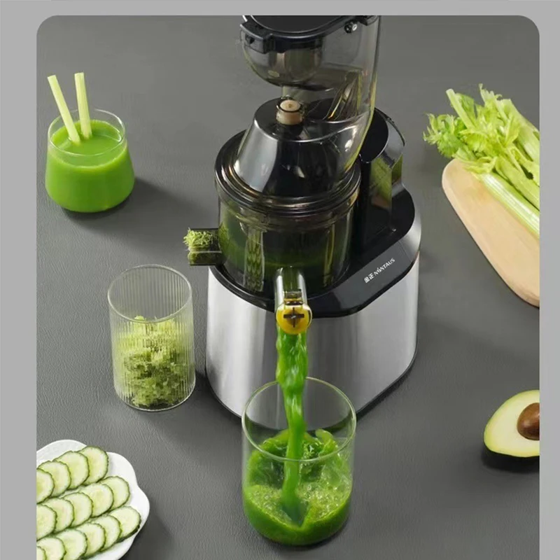 Stainless steel new juicer juice residue separation original home automatic large caliber 2