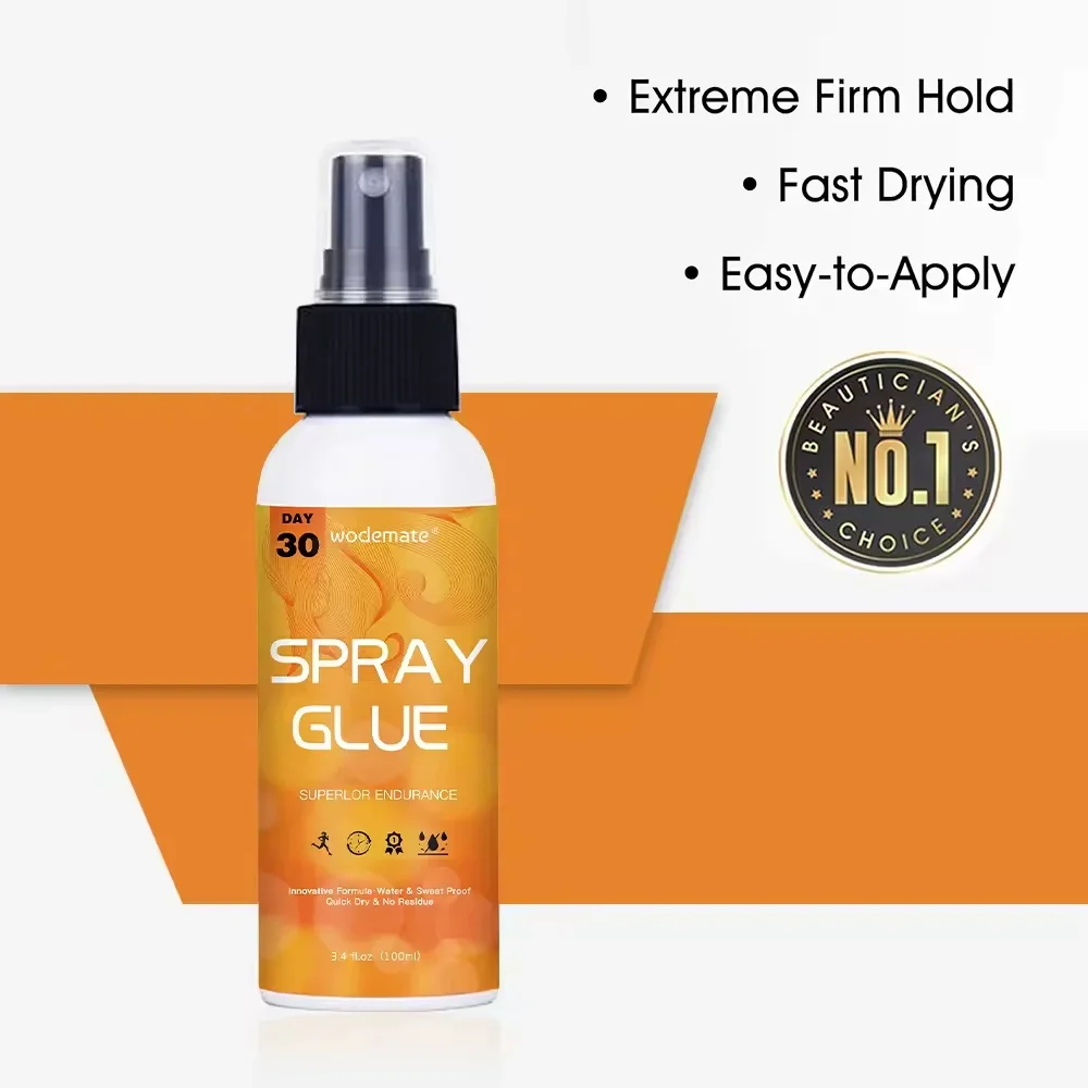 Front Lace Wig Glue Melting Spray for Lace Wigs 100ml Melting Long Lasting Spray Front Wig Glue To Melt The