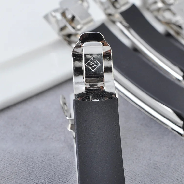 10 stücke schwarze Lederbezug Snap leere Haars pangen Französisch Haars pange Alligator für DIY Clip Handwerk Bögen Schmuck Herstellung Zubehör – Detail 8