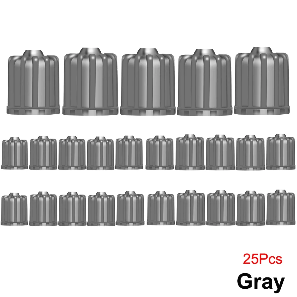 Universal Tire Valve Stem Caps with O-Ring - Multipack Options Available
