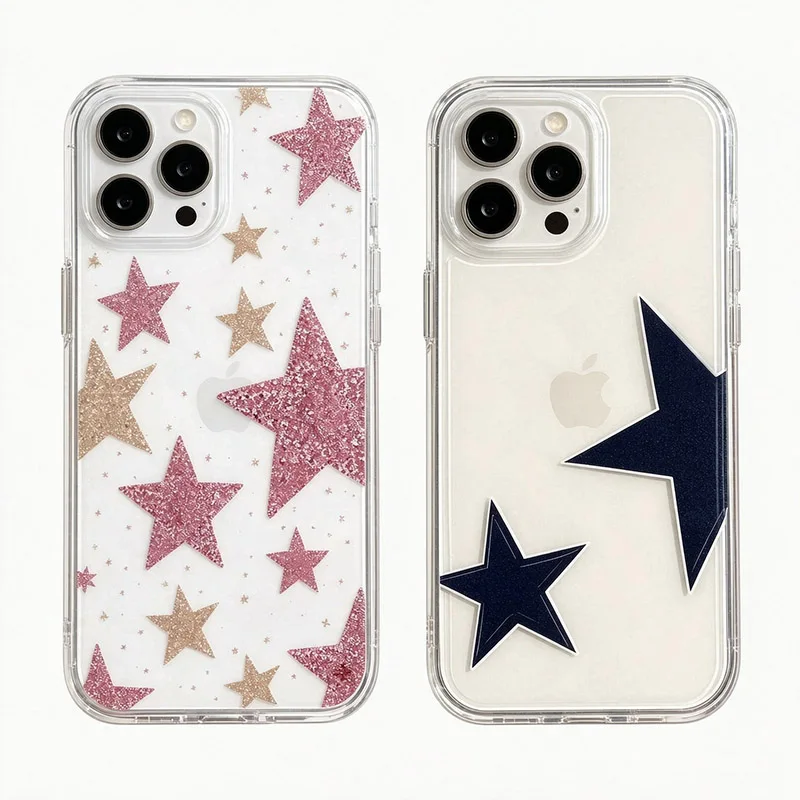 Chic Pentagram Print Phone Case