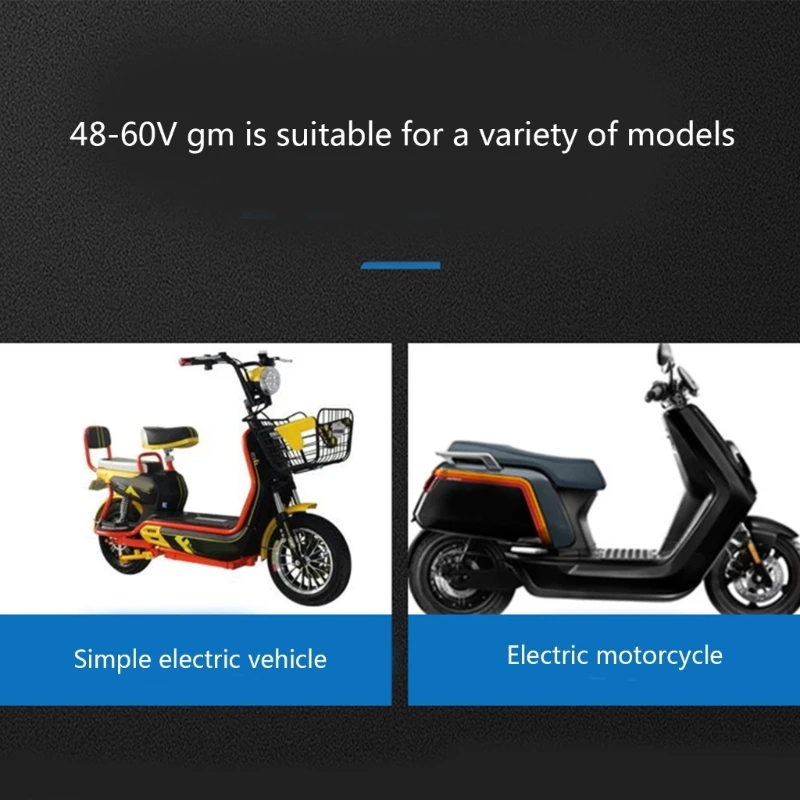 48V 60V Universal Horn Waterproof Loud 2 in 1 Motorcycle Car Electric Bike ATV