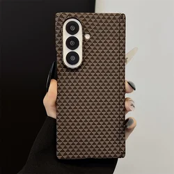 Luxury Kevlar Carbon Fiber Magnetic Foldable Phone Case Back Cover for ViVo Fold 3 Pro (D)