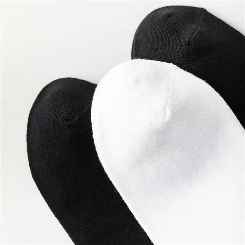 10/20 Pairs New Top Quality Black White Cotton Socks Sweat-absorbing Mid Tube Sports Socks Breathable Women Male Middle Socks 11 Sca5c013a93c445f4a85a07ea25bace2cb