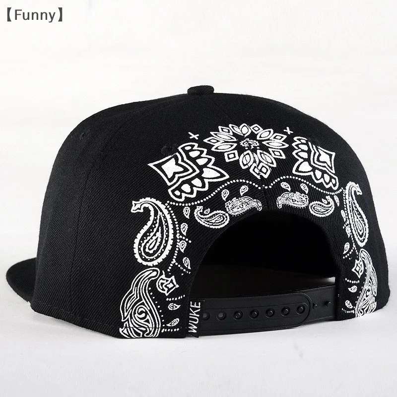 Snapback Baseball Hat Cross Embroidery Adjustable Hip-hop Hat For Youth Men Women Fashion Cap Flat Trend Sunscreen