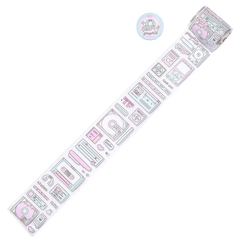 Charming Cartoon Animal Decorative Paper Tape for DIY and Craft Projects