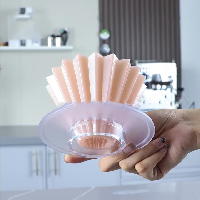 1-2 People Hand Brewing Coffee Filter Cup Coffee Resin Origami Cake Drip Filter Cup V-shaped Anti-fall Drip Filter Cup Tool