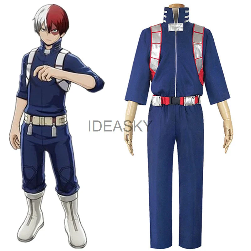 Anime-My-Hero-Academia-Boku-no-Hero-Academia-Todoroki-Shoto-Cosplay-Costume-Top-Pants-Belt-Halloween