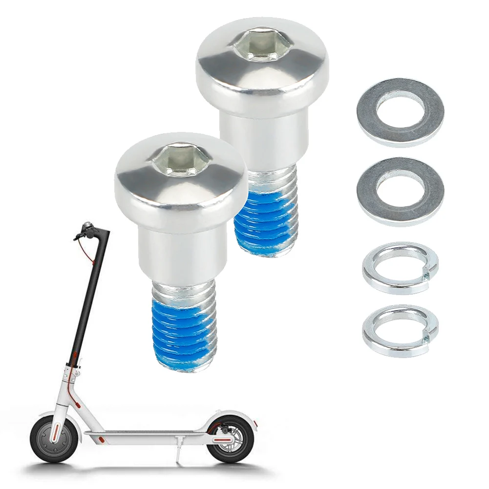 1Pair Electric Scooter Rear Wheel Fixed Bolt Screws Metal For -Xiaomi M365/Pro 21.7X11.7mm Scooter Part Accessories Hard Durable
