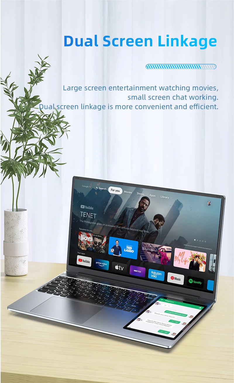 Dual Screen Gaming Laptops 15 .6" IPS + 7'' Touch Windows 11 Intel Celeron N5095 16GB RAM 512GB SSD Notebook Computer Free ship 12 Dual Screen Gaming Laptops 15 .6" IPS + 7'' Touch Windows 11 Intel Celeron N5095 16GB RAM 512GB SSD Notebook Computer Free ship 6