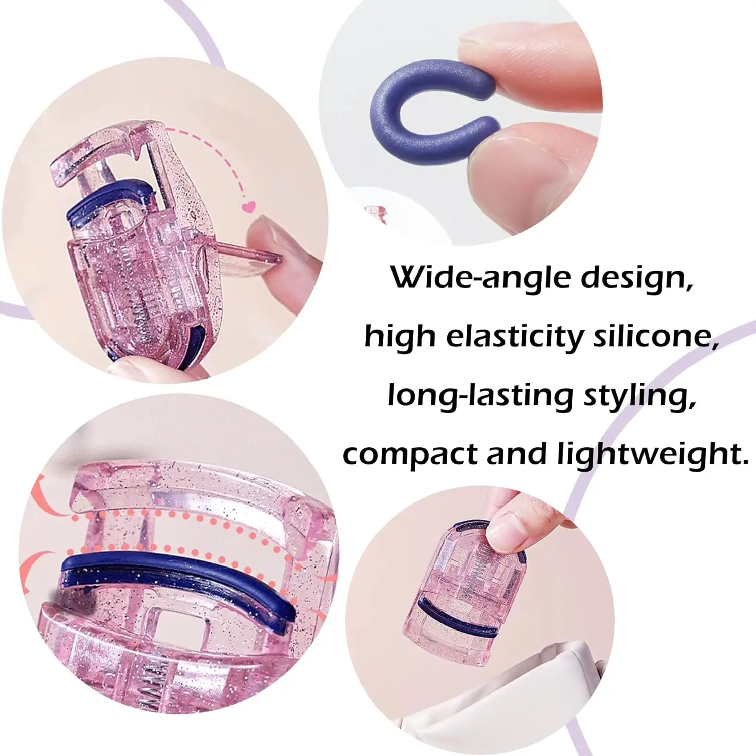 2 stücke Wimpern zange Wimpern halter kosmetische Werkzeuge Wimpern Curling Werkzeug Wimpern Curling Clips Curling Wimpern Werkzeuge Wimpern Curling Cli – Detail 12